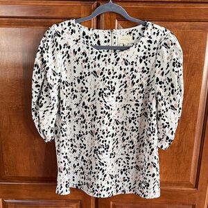 MELLODAY Leopard Print Top